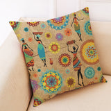 Ethnic,Style,Cotton,Linen,Cushion,Cover,Square,Decoration,Pillowcase,House,Decor,Pillow