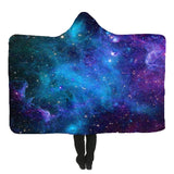 150x200cm,Starry,Hooded,Blankets,Wearable,Winter,Cover,Halloween
