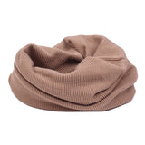 Cotton,Knitted,Beanie,Casual,Solid,Color,Autumn,Scarf