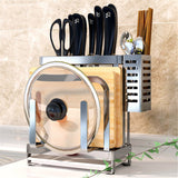 Stainless,Steel,Kitchen,Shelf,Drying,Storage,Holders,Cutting,Board