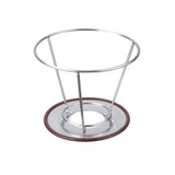 Stainless,Steel,Coffee,Filter,Reusable,Coffee,Screen,Funnel,Stand