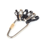 Titanium,Chain,Carabiner,Screw,Bottle,Buckle,Hanging,Padlock,Chain,Camping,Hiking