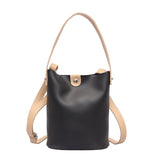 Women,Leather,Bucket,Portable,Handbag,Leisure,Shoulder,Outdoor,Travel