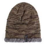 Velvet,Knitted,Stripe,Beanie,Outdoor,Winter,Skullcap,Beanies