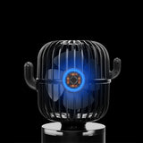 Portable,Cactus,Automatic,Oscillating,Cooling,Degree,Rotating,Three,Level,Speed,Rechargeable,Noise