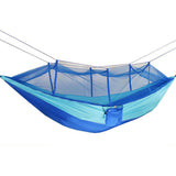 260x140cm,Double,People,Mosquito,Hammock,Camping,Garden,Sleeping,Hanging,Carabiners,Storage