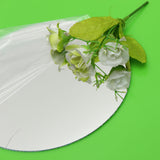 Honana,28Pcs,Silver,Circle,Mirror,Stickers,Bedroom,Office,Decor