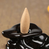 Ceramic,Backflow,Incense,Burner,Censer,Holder,Stream,Along,Mountain,Fragrant