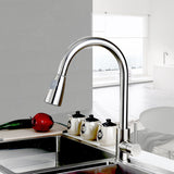 BOiROO,Kitchen,Basin,Faucet,Rotatable,Drawing,Sprayer,Water,Mixer,Single,Handle,Copper,Mount