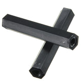 Suleve,M2NH4,50Pcs,Nylon,Hexagonal,Female,Thread,Standoff,Spacers