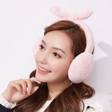Women,Girls,Winter,Plush,Earmuffs,Washed,Adjustable,Warmer