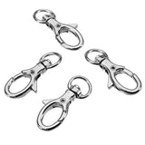 10Pcs,Silver,Alloy,Swivel,Lobster,Clasp,8.5mm,Round
