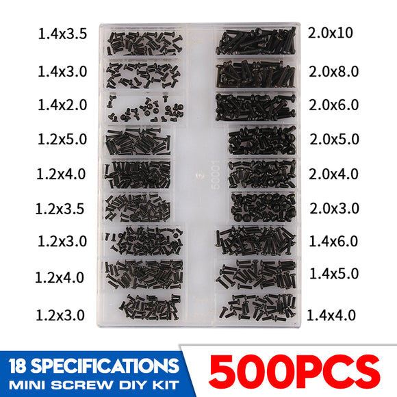 500Pcs,Durable,Screw,Types,Assemble,Laptop,Repair,Screw,Fastener