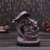 Ceramic,Dragon,Handicraft,Backflow,Incense,Burner,Decor