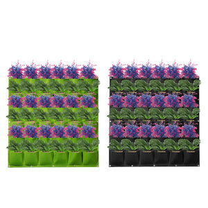 Multi,Pocket,Hanging,Plating,Vertical,Flower,Pouch,Planter,Garde