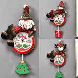 Christmas,Hanging,Clock,Fashion,Battery,Powered,Needle,Clocks,Party,Pendant,Decor