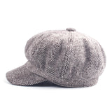 Unisex,Cotton,Vintage,Octagonal,Beret,Casual,Newsboy,Painter