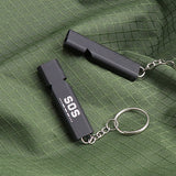 IPRee,120dB,Double,Survival,Whistle,Aluminum,Alloy,Emergency,Outdoor,Camping