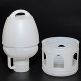 Removable,White,Plastic,Automatic,Drinker,Water,Feeder,Dispenser,Automatic,Waterer,Pigeons,Birds