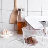 HELLO,370ml,Drawer,Flavouring,Clear,Canister,Sauce,Storage,Container