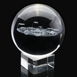 Solar,System,Metal,Square,Crystal,Engraving,Decorations