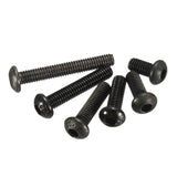 Suleve,M3CH1,100Pcs,Carbon,Steel,Button,Socket,Screw,Metric,Allen