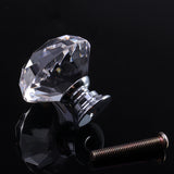16PCS,Crystal,Glass,Cabinet,Diamond,Shape,Drawer,Cupboard,Handle,Pulls