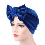 Women,Large,Bowknot,Cotton,Beanies,Casual,Solid,Skullies