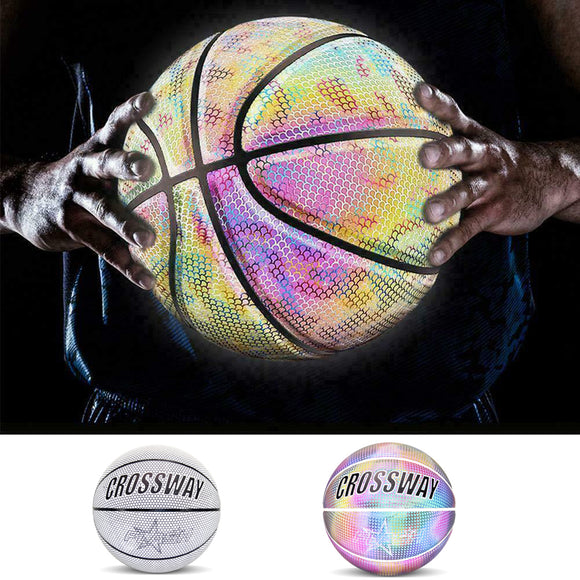 Luminous,Basketball,Reflective,Basketball,Glowing,Luminous,Street,Basketball