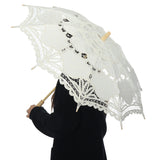 Layer,Embroidered,Wedding,Protection,Umbrella,Vintage,Umbrella