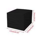 IPRee,115x115x74cm,Outdoor,Garden,Patio,Waterproof,Table,Furniture,Cover,Protection