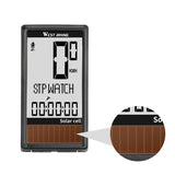 BIKING,Large,Screen,Wireless,Solar,Energy,Computer,Multifunction,Waterproof,Languages,Cycle,Bicycle,Speedometer,Odometer