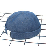 Summer,Street,Trend,Melon,Adjustable,Breathable,Solid,French,Brimless,Vogue,Retro,Skullcap,Sailor