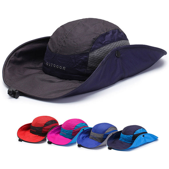 Foldable,Breathable,Bucket,String,Outdoor,Climbing,Sunshade