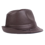 Leather,Winter,Thicken,Grandpa,Bowler