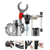 BIKING,Multifunctional,Repair,Tools,Chain,Cutter,Bracket,Flywheel,Remover,Crank,Puller,Wrench,Bicycle,Accessories