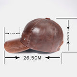 Genuine,Leather,Thickness,Cotton,Protection,Large,Windproof,Baseball