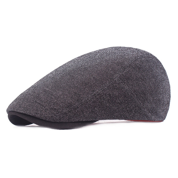 Women,Cotton,Solid,Beret,Casual,Adjustable,Forward,Peaked