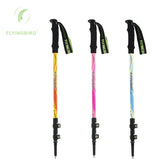 Flying,Carbon,Fiber,Alpenstocks,Ultralight,Telescopic,Adjustable,Climbing,Hiking,Sticks