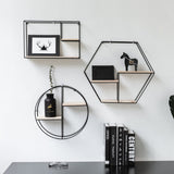 Nordic,Geometric,Shelf,Plant,Display,Storage,Decorations