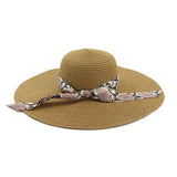 Women,Foldable,Ribbon,Sunscreen,Bucket,Straw,Outdoor,Casual,Travel,Beach,Floppy