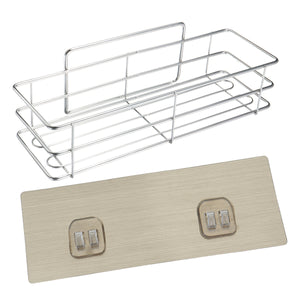 Stainless,Steel,Bathroom,Shower,Kitchen,Storage,Shelf,Organizer,Mounted,Holder