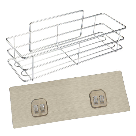 Stainless,Steel,Bathroom,Shower,Kitchen,Storage,Shelf,Organizer,Mounted,Holder