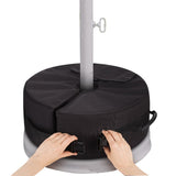 51x20cm,Black,Oxford,Cloth,Round,Sandbag,Outdoor,Support,Umbrella,Sunshade,Fixed,Sandbag