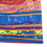 Women,Cotton,Earmuffs,Rainbow,Stripe,Beanie,Scarf,Outdoor,Double,Layers,Skullcap