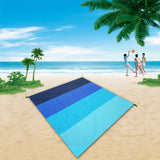 200x210cm,Beach,Blanket,Folding,Picnic,Sunshade,Canopy,Ground,Carabiner,Camping,Travel