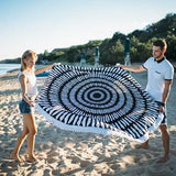 Honana,150cm,Bohemian,Style,Tassel,Beach,Towel,Round,Scarf,Sheet,Tapestry