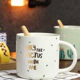 Creative,Ceramic,Coffee,Water,Cactus,Pattern,Durable