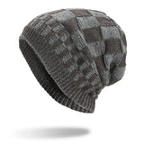 Women,Winter,Coral,Fleece,Thicken,Beanie,Outdoor,Double,Layers,Knitted