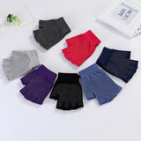 Women,Sporty,Style,Design,Fingerless,Gloves,Cotton,Figure,Glove